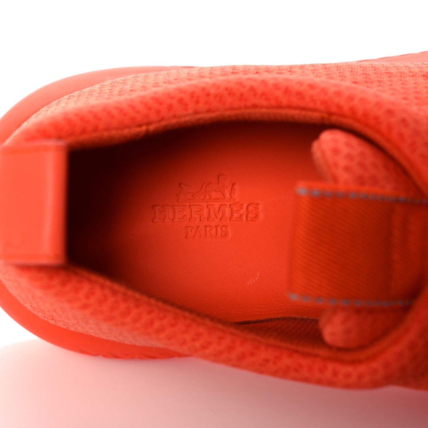Mesh Technical Canvas Womens Team Sneakers 37 Orange