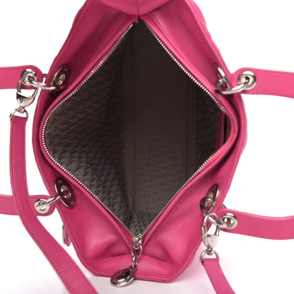 Christian Dior Lambskin Cannage Large Lady Dior Pink 5 of 10