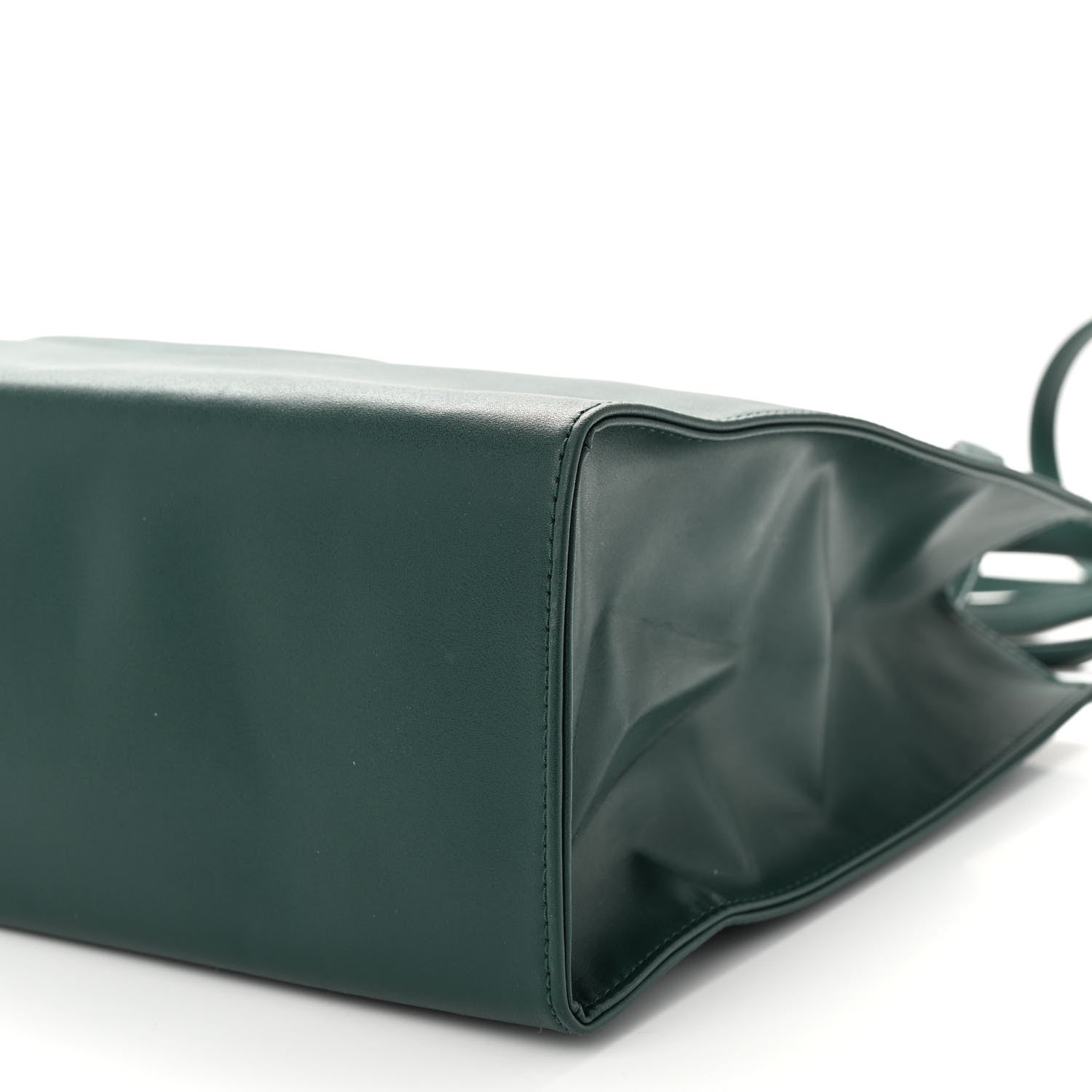 Telfar Vegan Leather Medium Shopping Bag Dark Olive 6 of 10