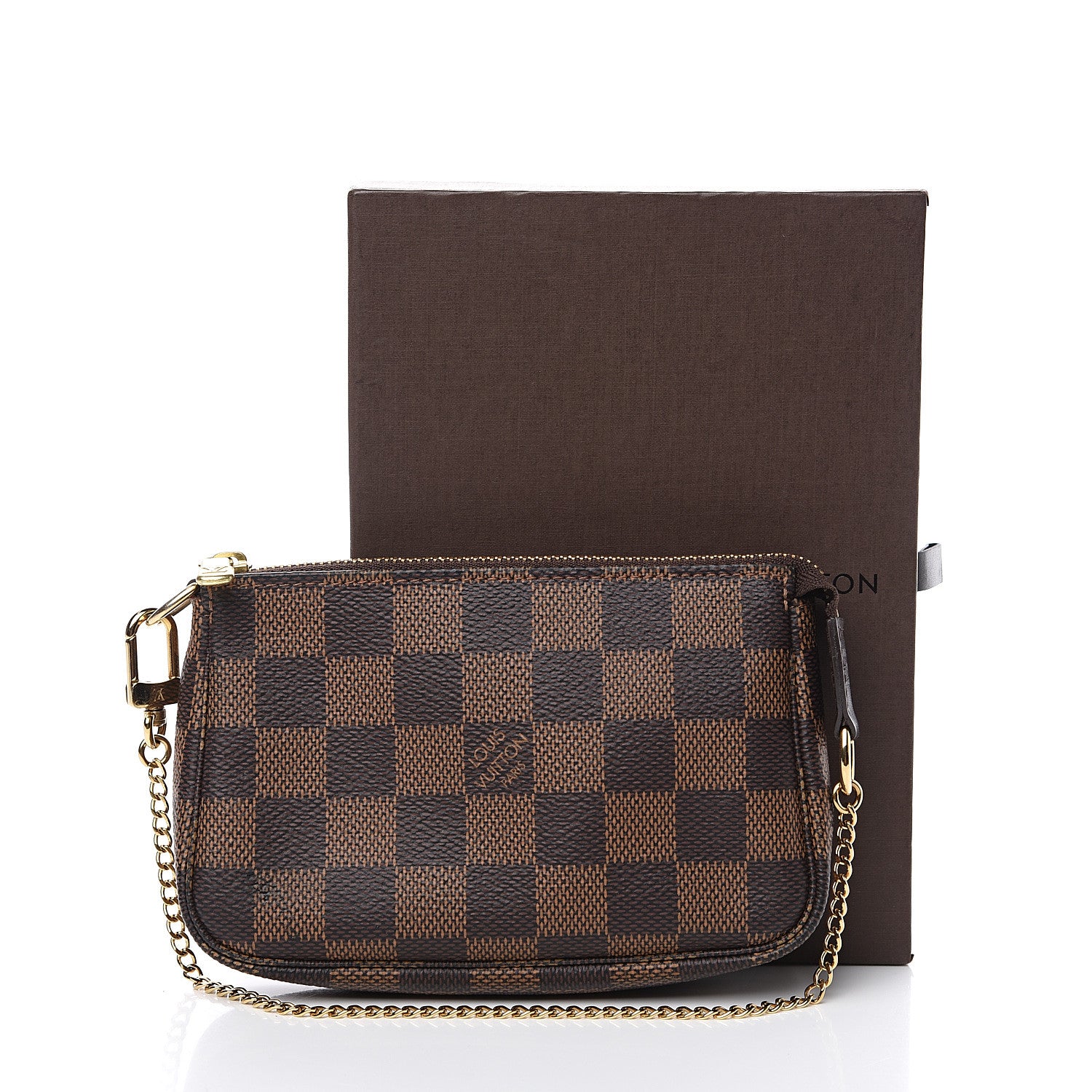 Louis Vuitton Damier Ebene Mini Pochette Accessories 8 of 8