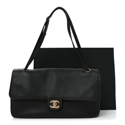 Chanel Grained Calfskin Small Souplissimo Maxi Flap Black 11 of 11