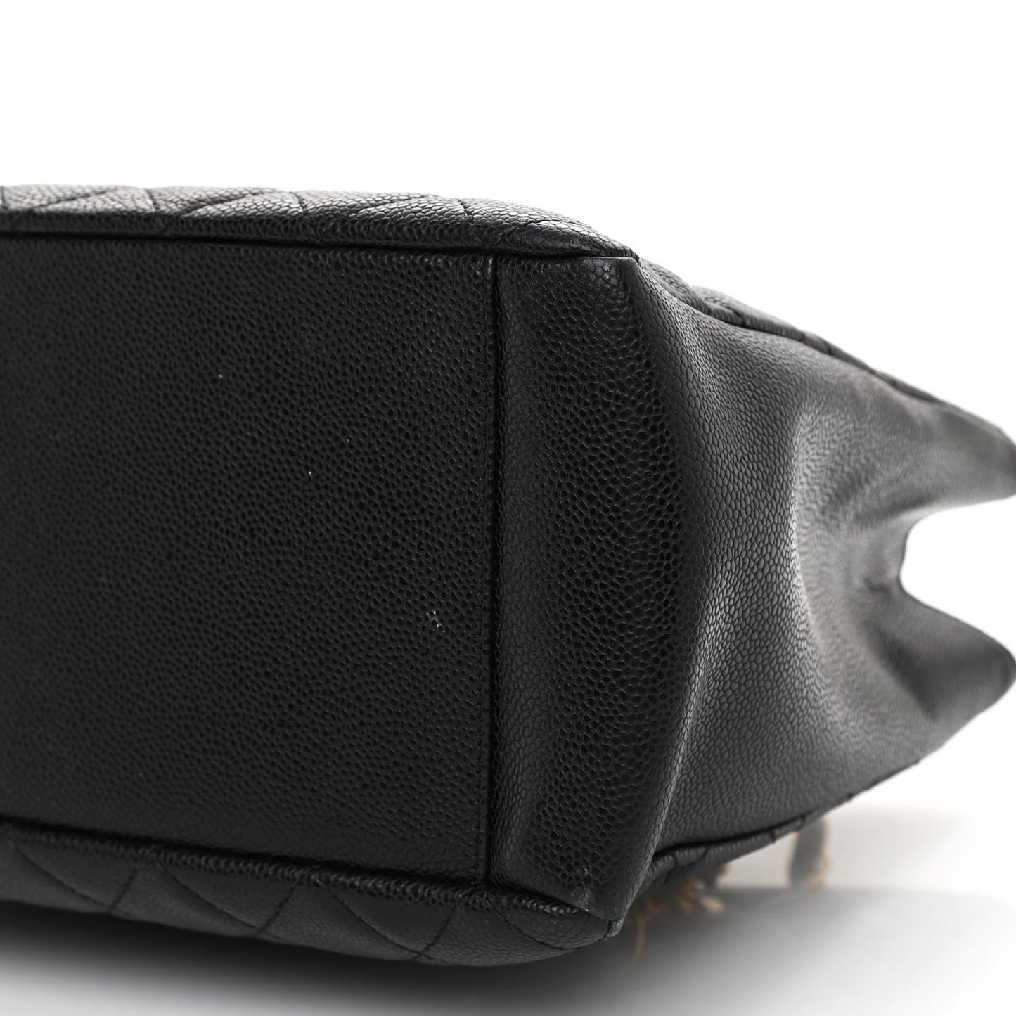 Caviar Quilted Grand Shopping Tote GST Black