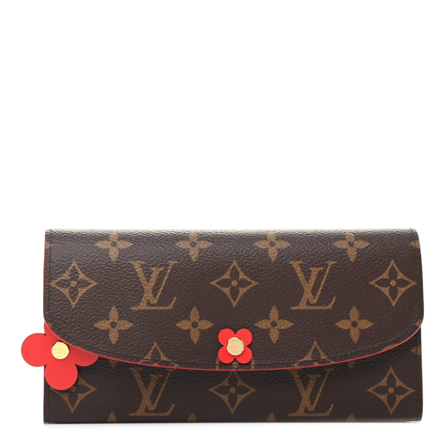 Monogram Bloom Flower Emilie Wallet Rouge