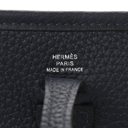 Hermes Taurillon Clemence Amazone Evelyne TPM Bleu Nuit 6 of 11