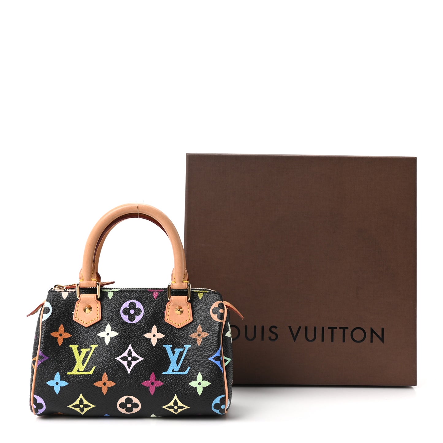 Monogram Multicolor Mini Sac HL Speedy Black