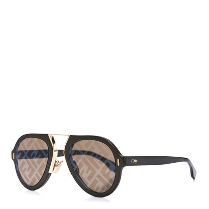 Fendi Acetate FF Aviator Sunglasses FF M0104/S Brown 1 of 7