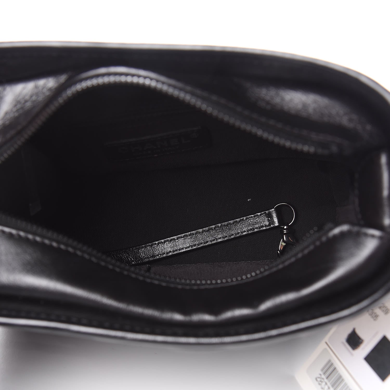Chanel Aged Calfskin Chevron Quilted Small Gabrielle Hobo So Black 5 of 10