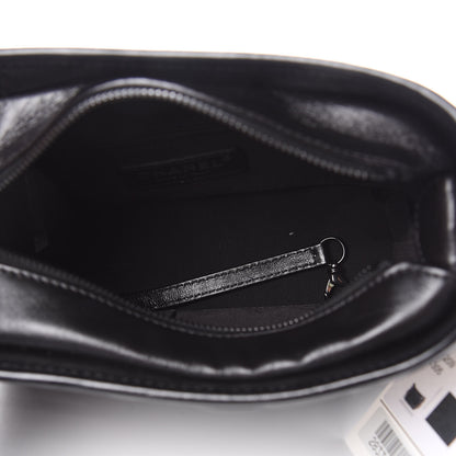 Chanel Aged Calfskin Chevron Quilted Small Gabrielle Hobo So Black 5 of 10