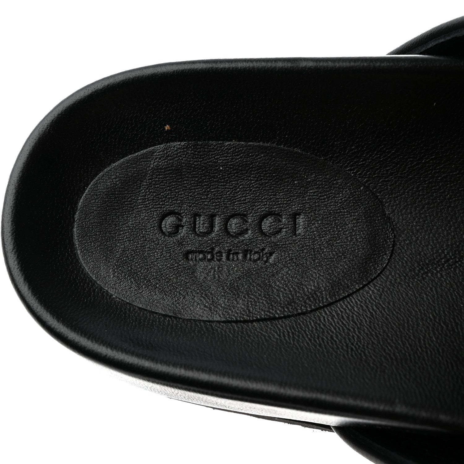 Gucci Jakarta Calfskin Womens Horsebit Slippers 40.5 Black 6 of 8