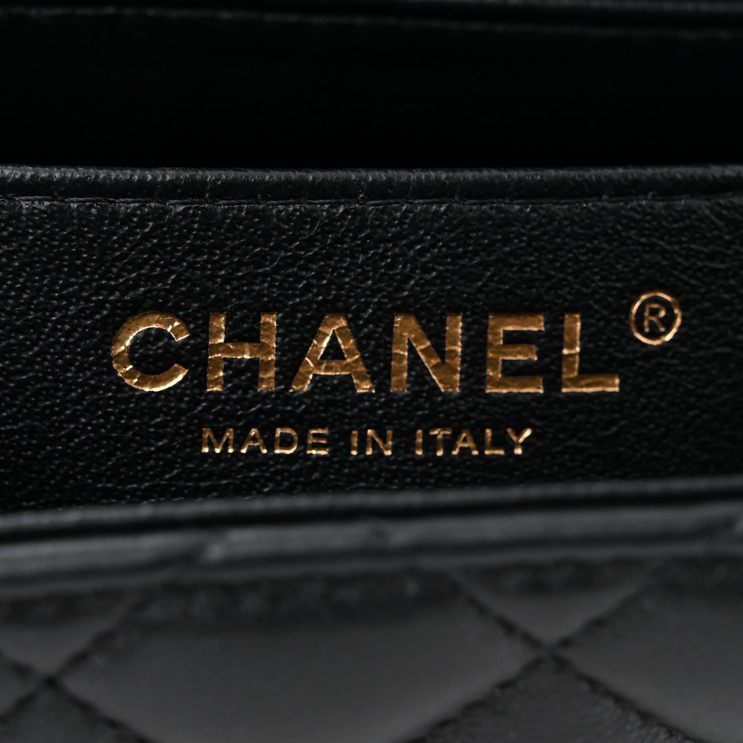 Chanel Lambskin Quilted Mini Square Flap Black 6 of 10