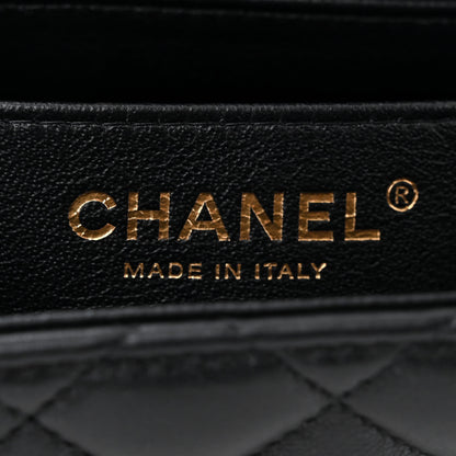 Chanel Lambskin Quilted Mini Square Flap Black 6 of 10