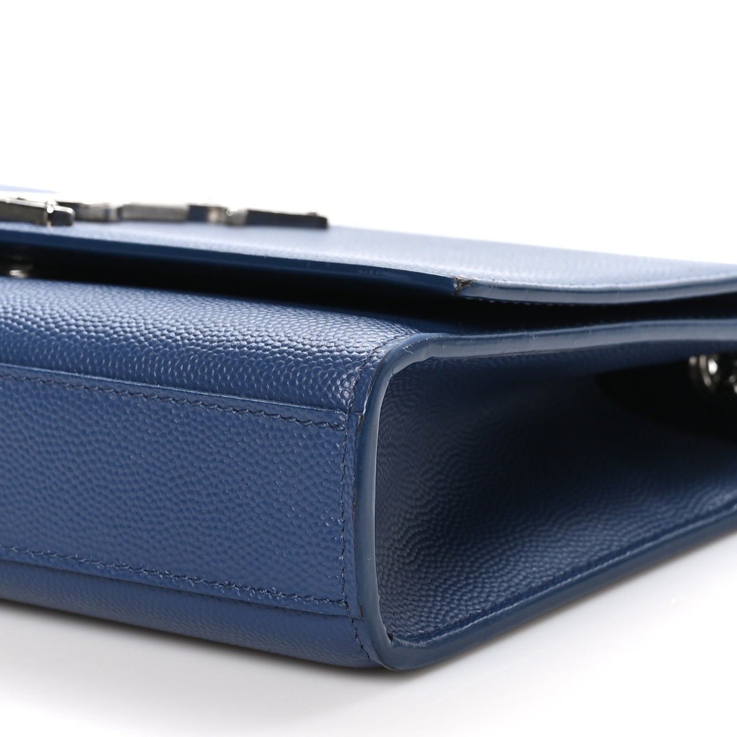 Grain De Poudre Small Classic Monogram Kate Satchel Denim