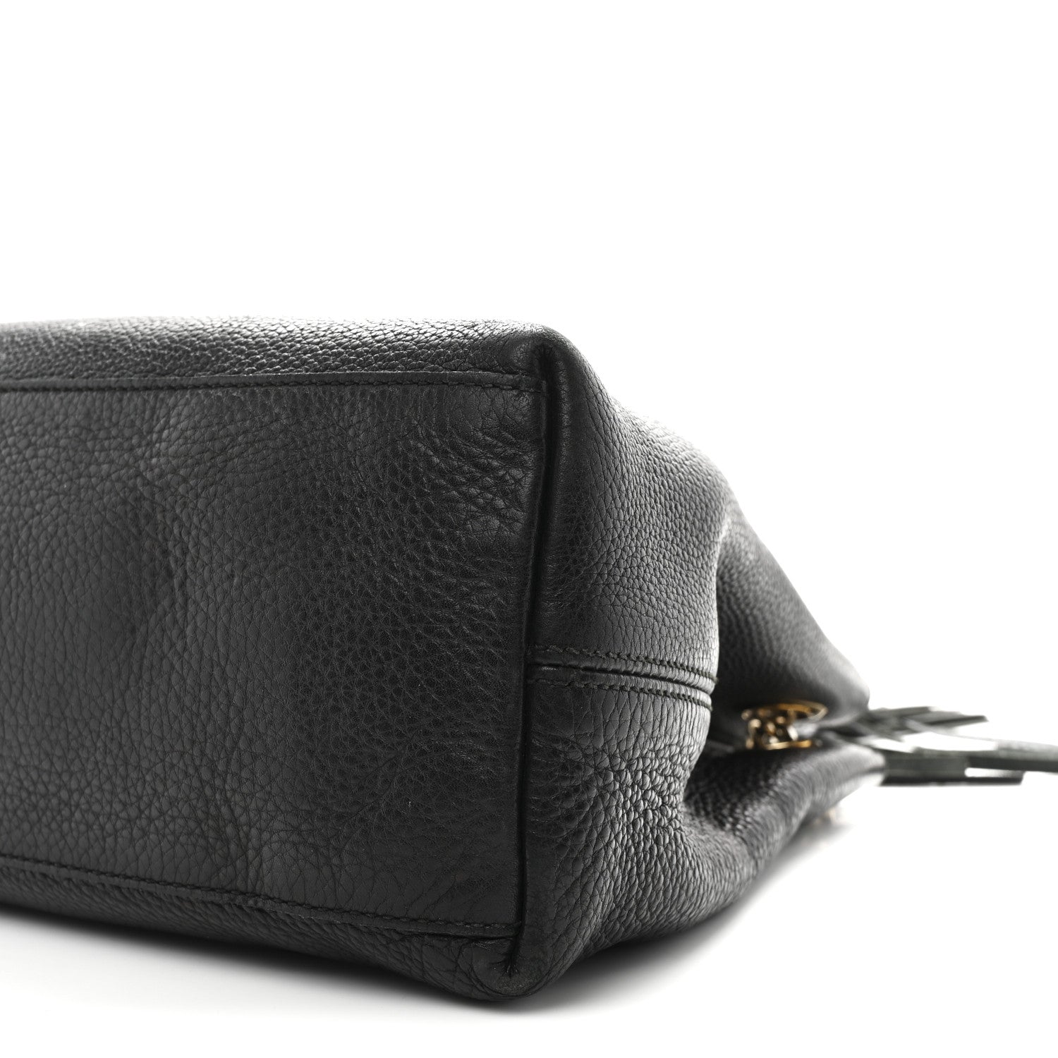 Gucci Pebbled Calfskin Medium Soho Chain Shoulder Bag Black 10 of 14