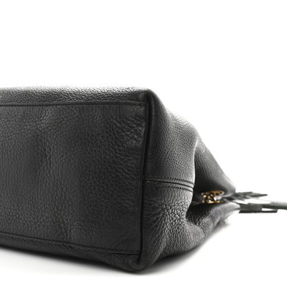 Gucci Pebbled Calfskin Medium Soho Chain Shoulder Bag Black 10 of 14
