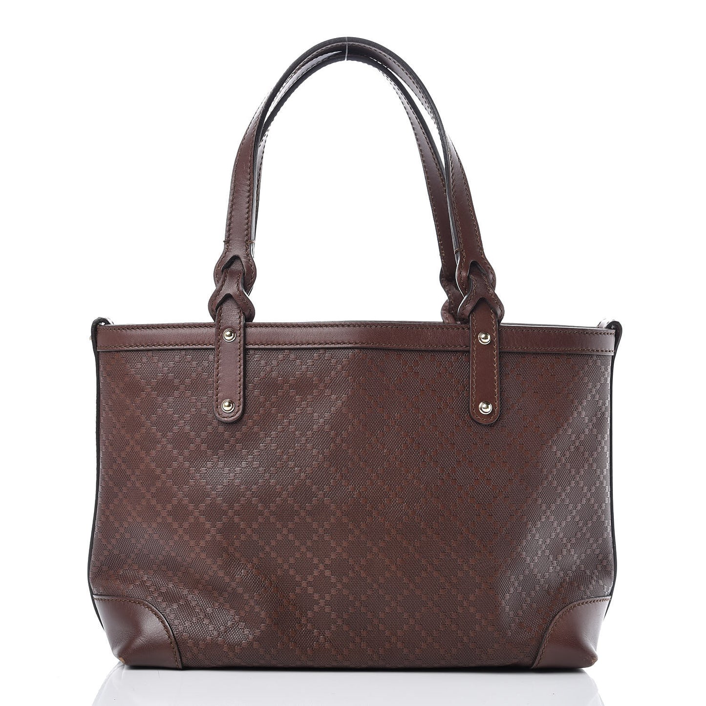 Diamante Calfskin Small Craft Tote Cuir
