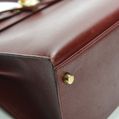 Hermes Courchevel Kelly Sellier 35 Rouge H 27 of 27