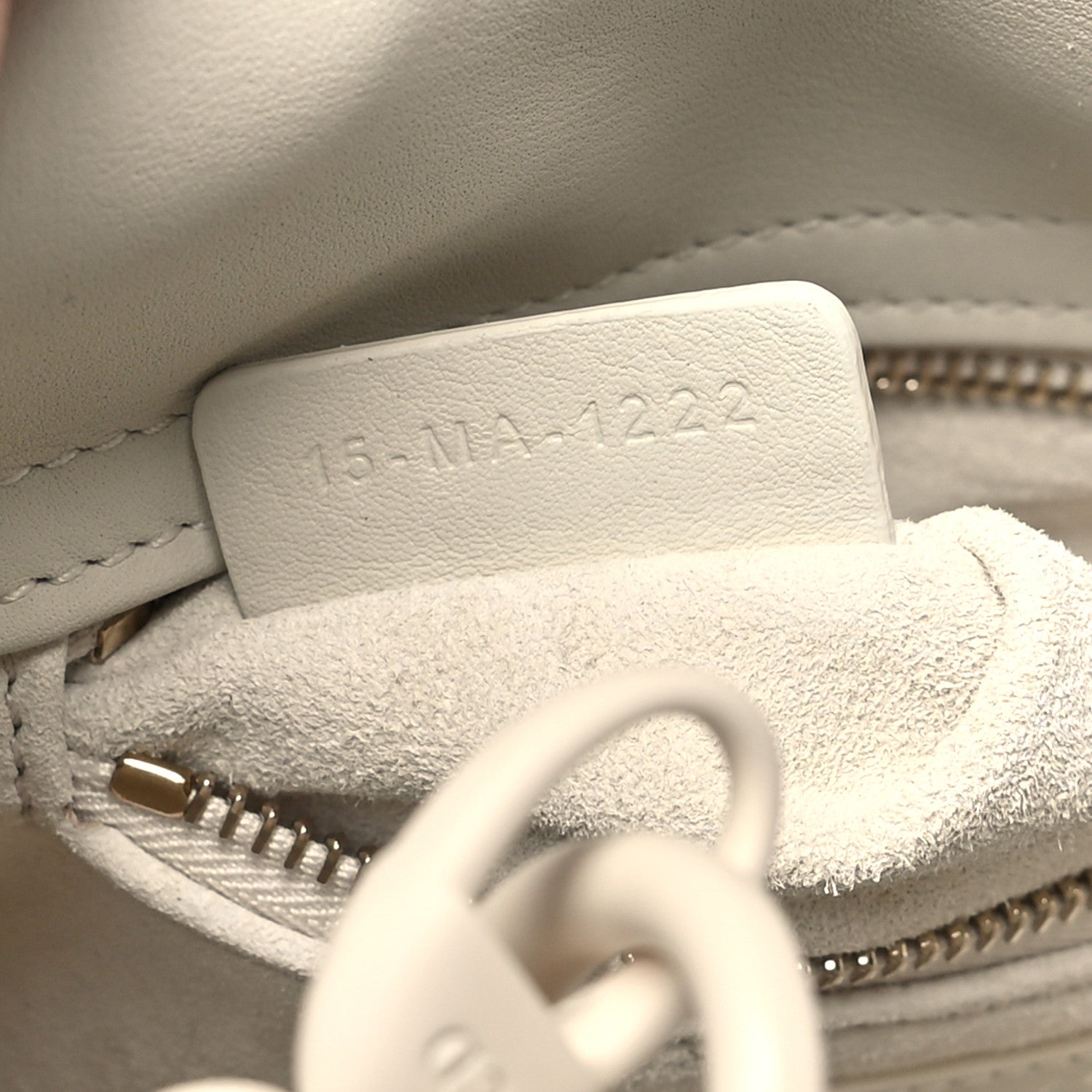 Christian Dior Ultra Matte Calfskin Cannage Mini Lady Dior White 7 of 11