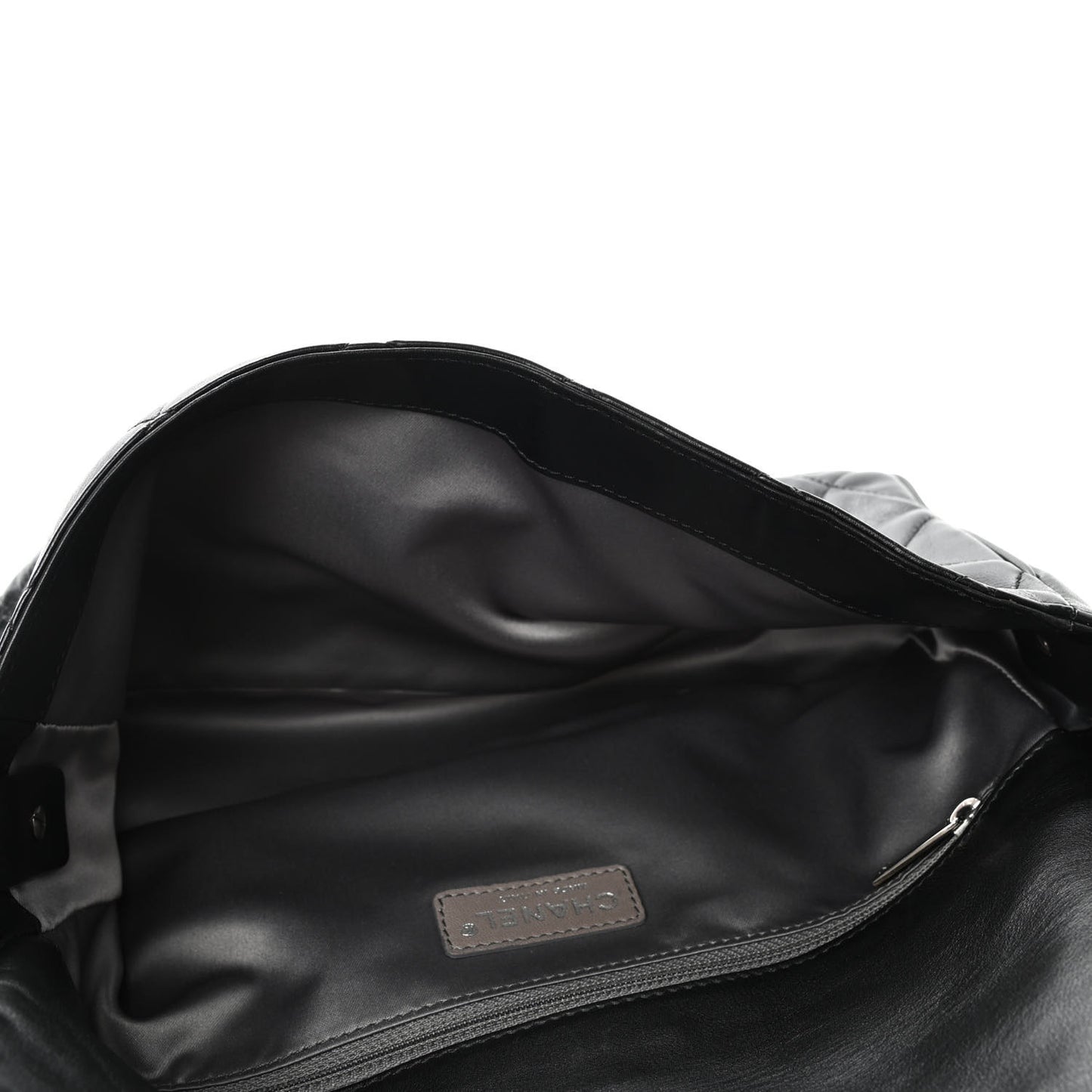 Lambskin Quilted Shoulder Bag Black
