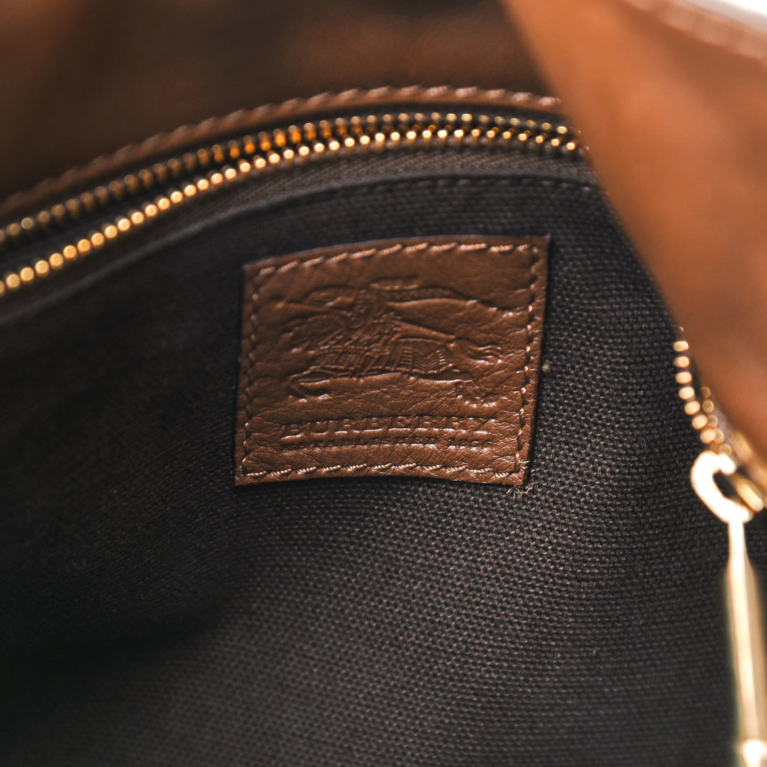 Burberry House Check Front Pocket Shoulder Bag Tan 6 of 12