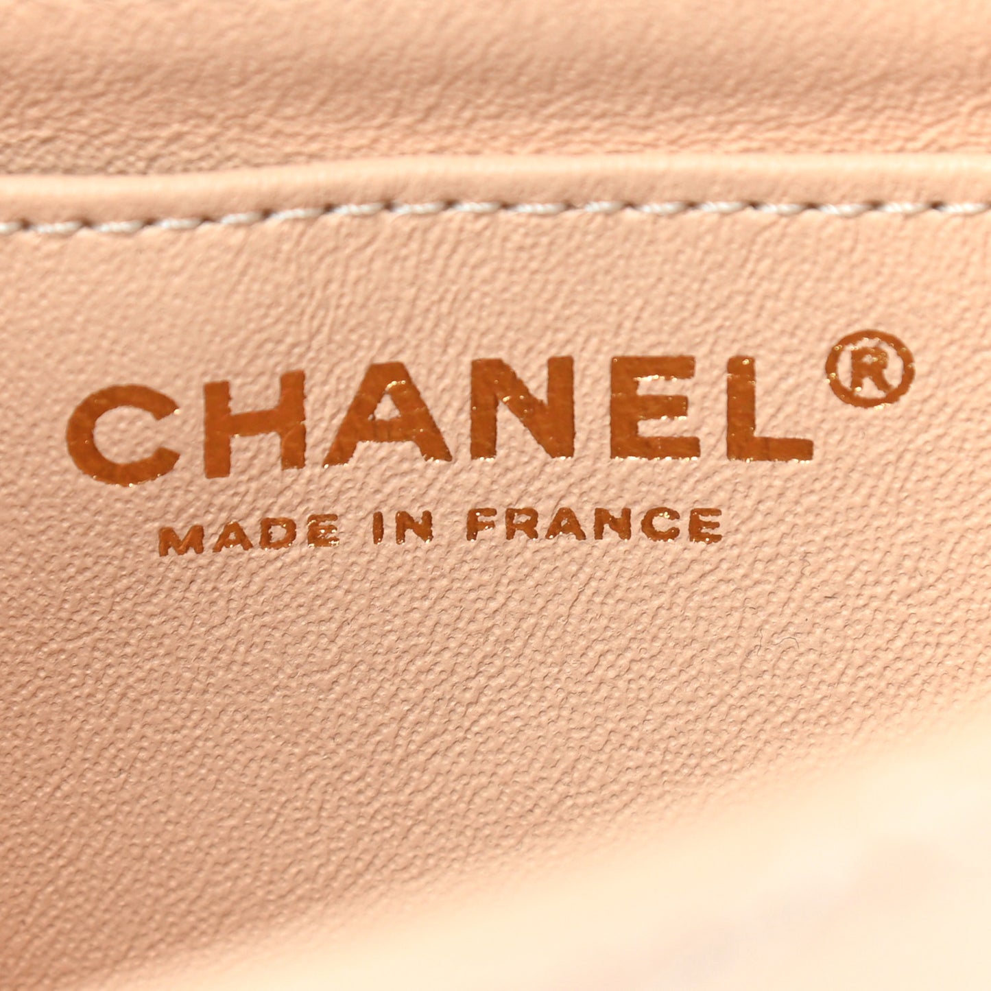 Aged Calfskin Quilted 2.55 Reissue Mini Flap Beige