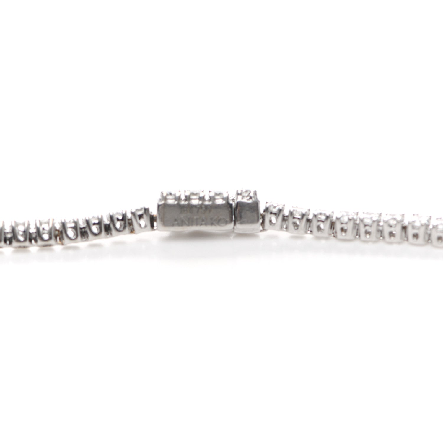 Anita Ko 18K White Gold Diamond Hepburn Choker Necklace 5 of 7