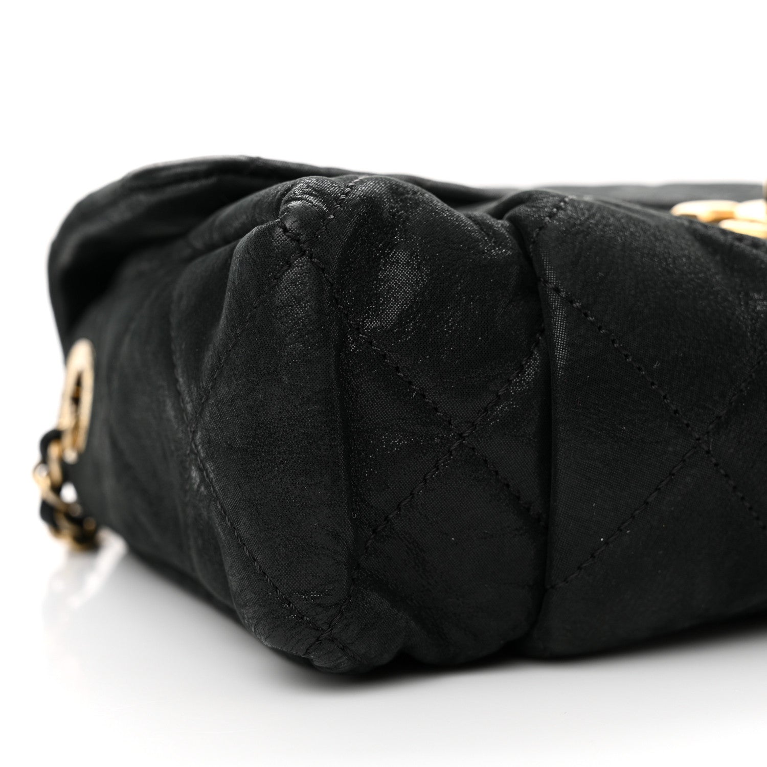 Chanel Iridescent Calfskin Quilted Small Chic Quilt Flap Black 9 of 13