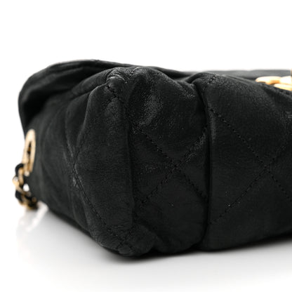 Chanel Iridescent Calfskin Quilted Small Chic Quilt Flap Black 9 of 13