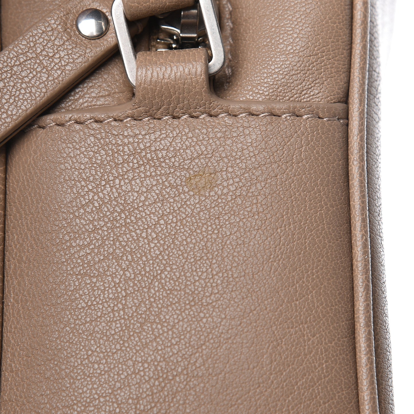 Lambskin Monogram Small Lou Camera Bag Dark Beige