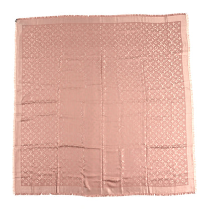 Louis Vuitton Silk Wool Monogram Classic Shawl Kraft 1 of 3