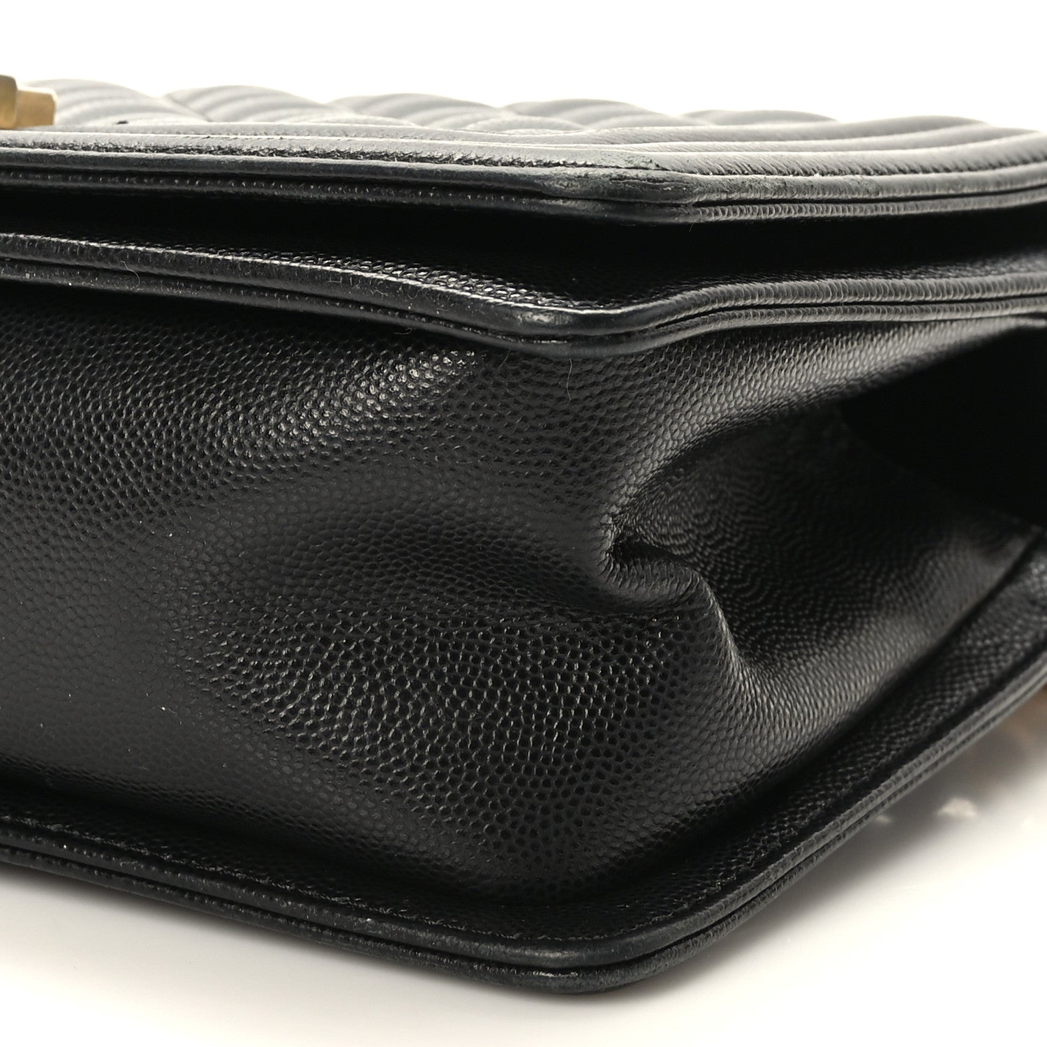 Chanel Caviar Quilted Medium Boy Flap Black 9 of 10