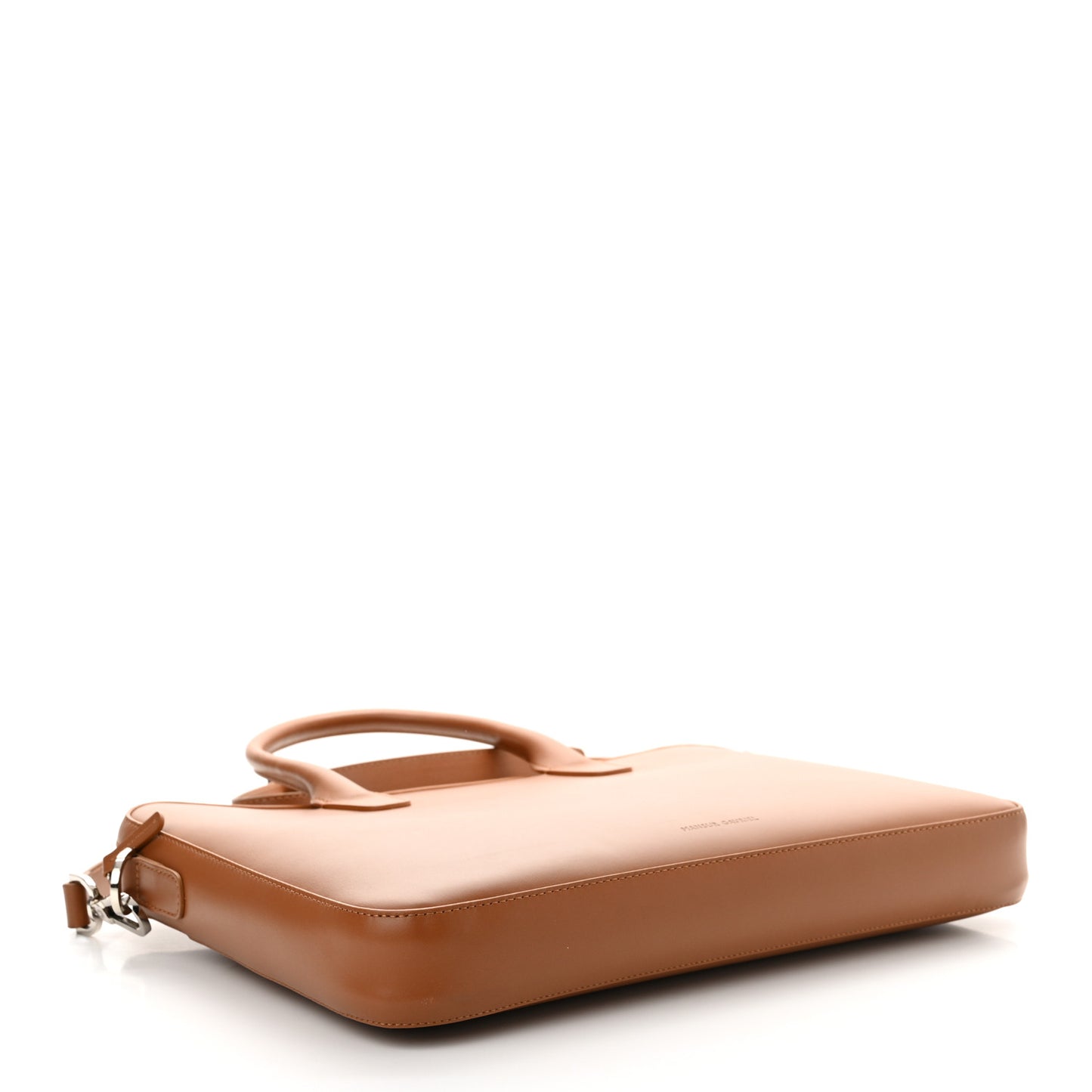 Calfskin Small Briefcase Saddle