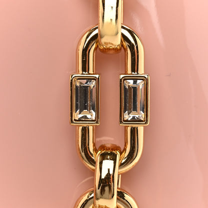 Gucci Patent Crystal Mini Bamboo 1947 Top Handle Chain Bag Powder Pink 12 of 13