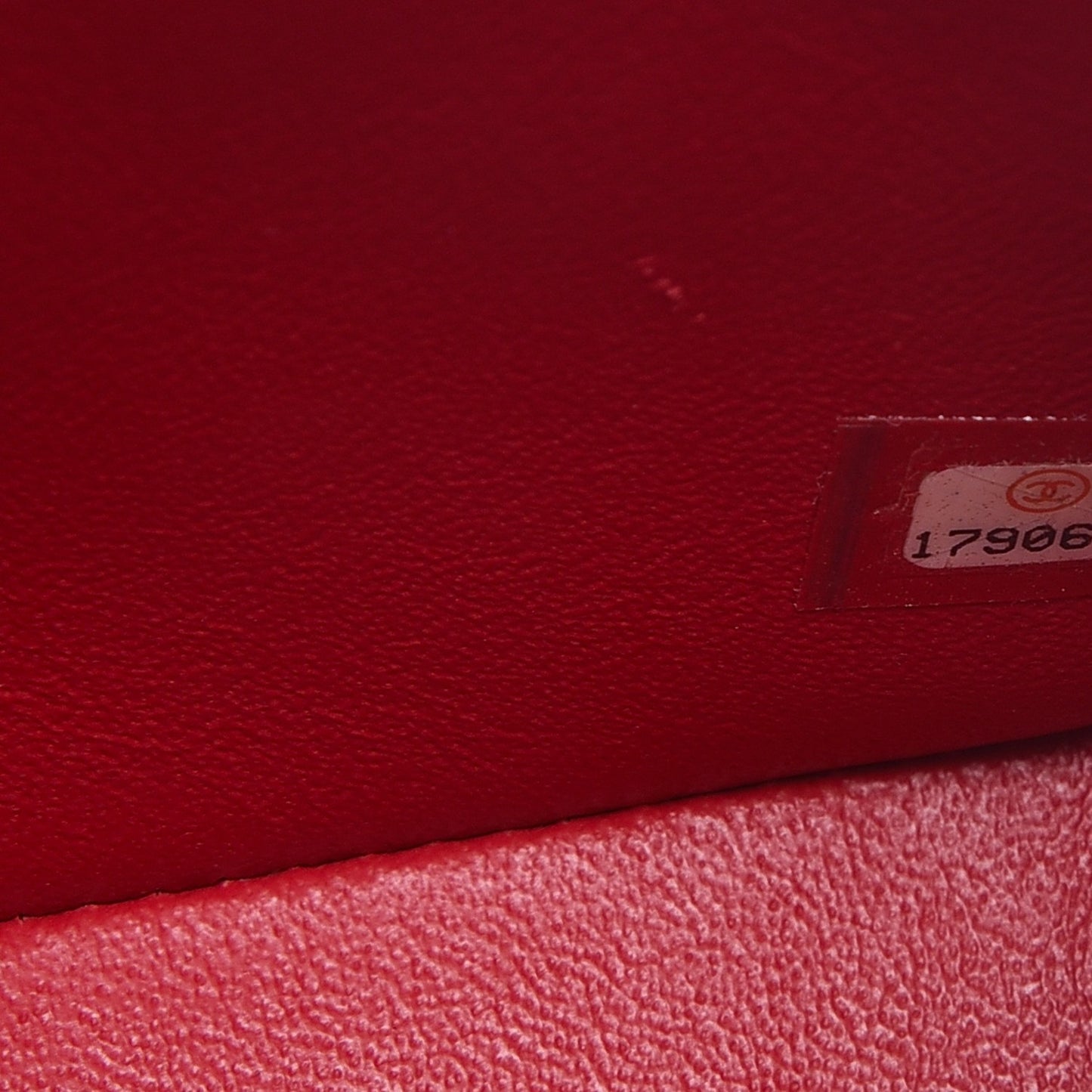 Lambskin Quilted Mini Square Flap Red