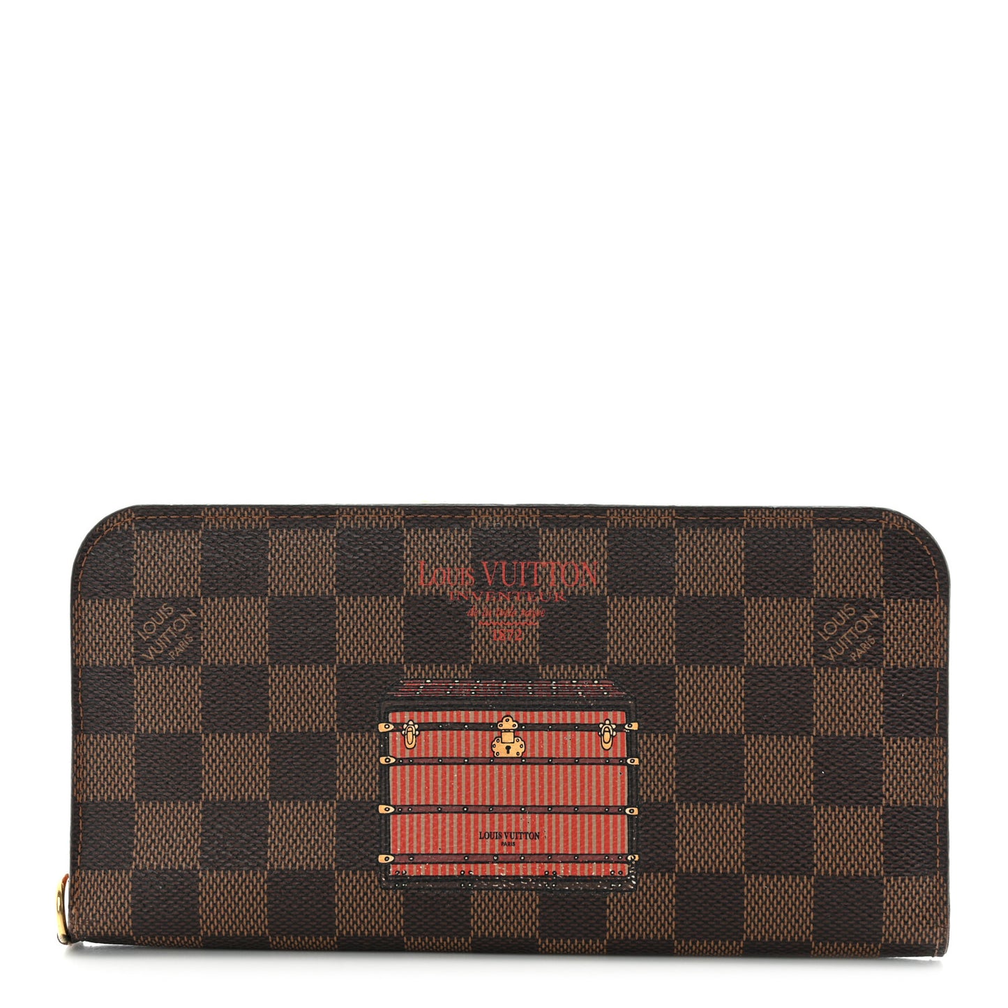 Damier Ebene Trunks and Locks Insolite Wallet