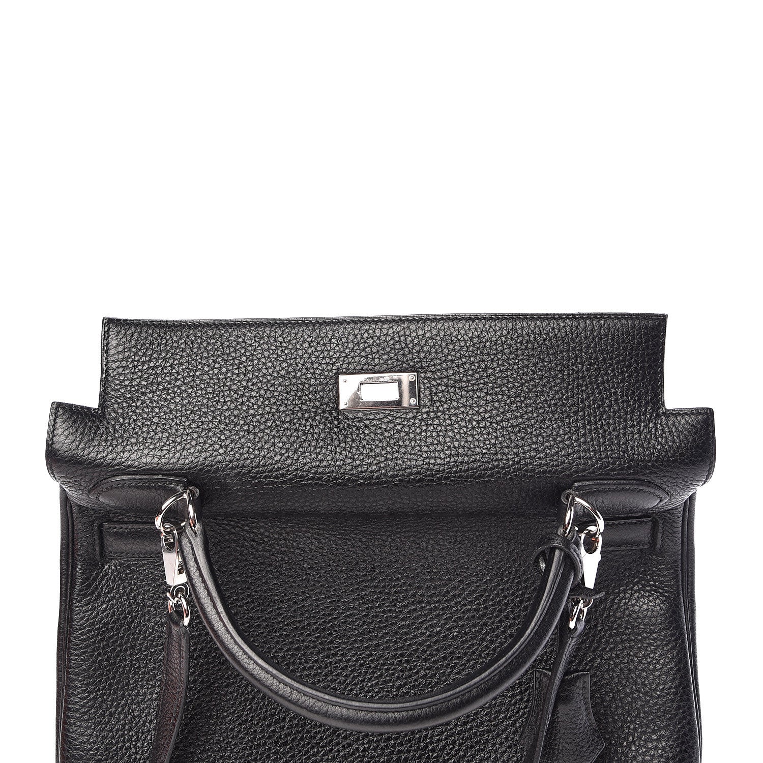 Hermes Taurillon Clemence Kelly Retourne 32 Black 18 of 37