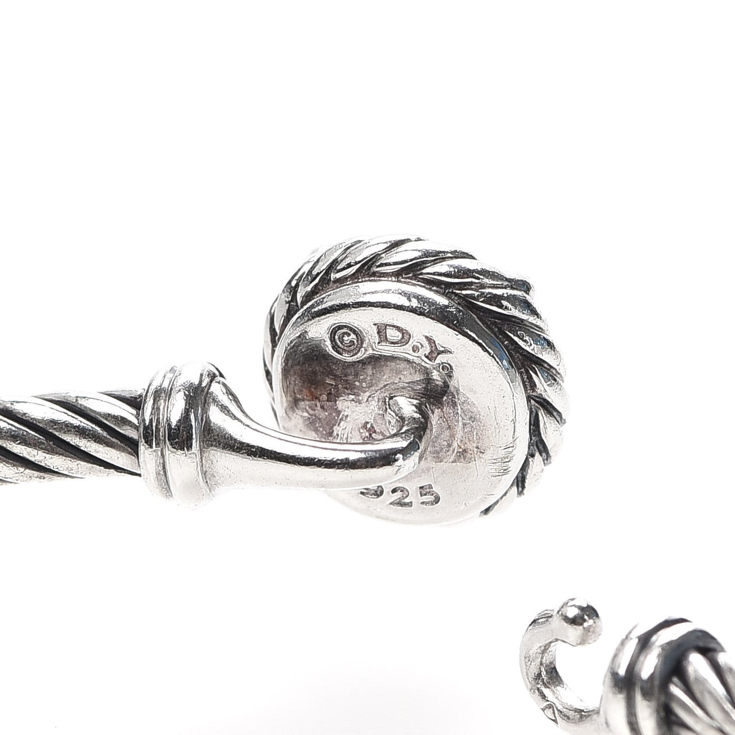 Sterling Silver Black Orchid 3mm Chatelaine Bracelet