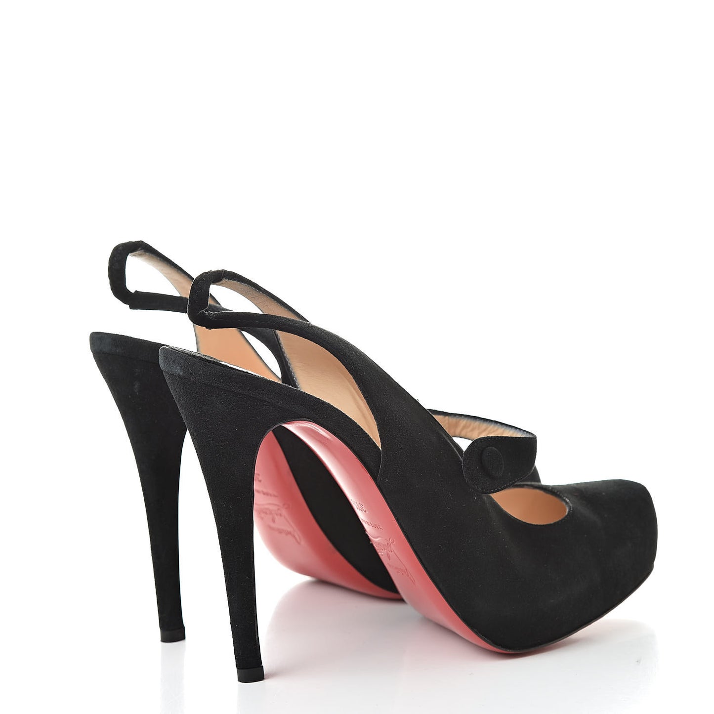 Suede Rolande Boucle 120 Pumps 39.5 Black