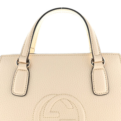 Gucci Dollar Calfskin Medium Soho Top Handle Satchel Ivoire 8 of 10