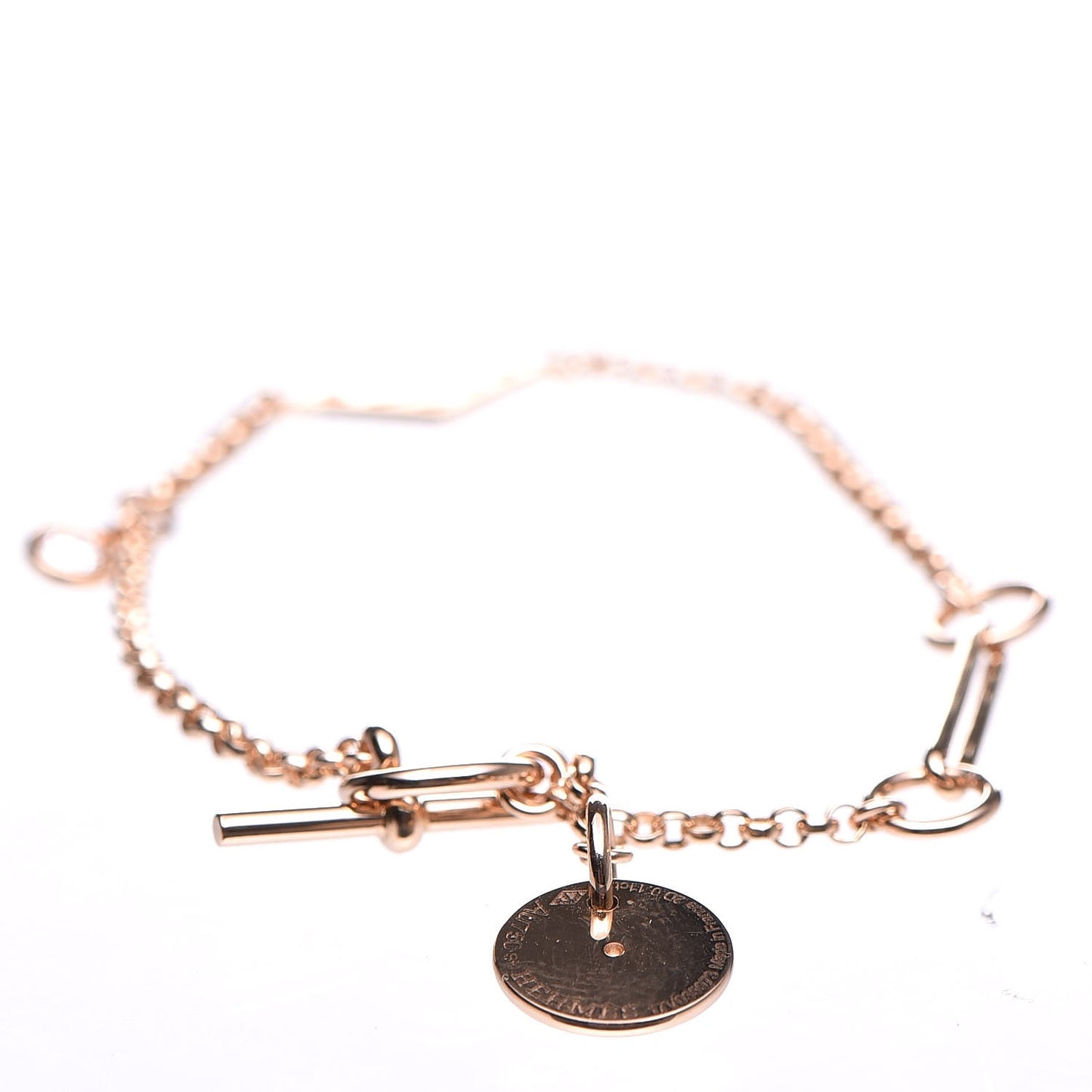 18K Rose Gold Diamond Gambade Bracelet SH