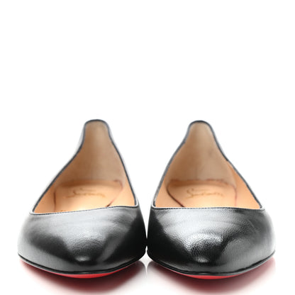 Christian Louboutin Shiny Nappa Eloise Flats 37.5 Black 2 of 8