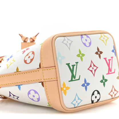 Louis Vuitton LV x TM Monogram Multicolor Nano Noe NV White 8 of 10