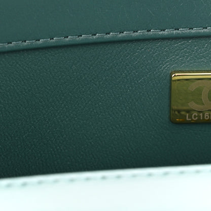 Chanel Calfskin Quilted Perfect Fit Flap Green 8 of 11