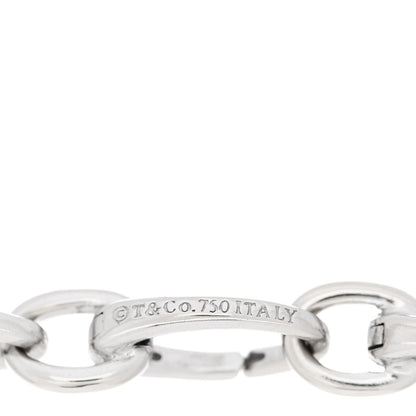 Tiffany 18K White Gold Oval Link Bracelet 3 of 3