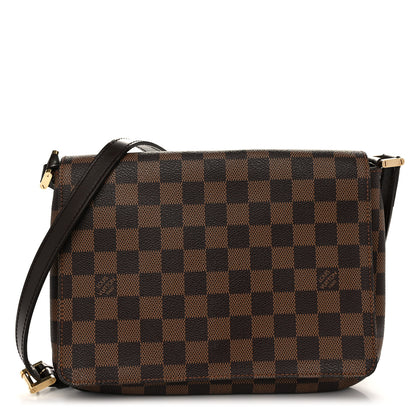 Louis Vuitton Damier Ebene Musette Tango Long Strap 1 of 10