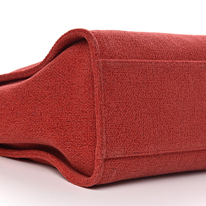 Chanel Lurex Boucle Medium Deauville Tote Red 9 of 11