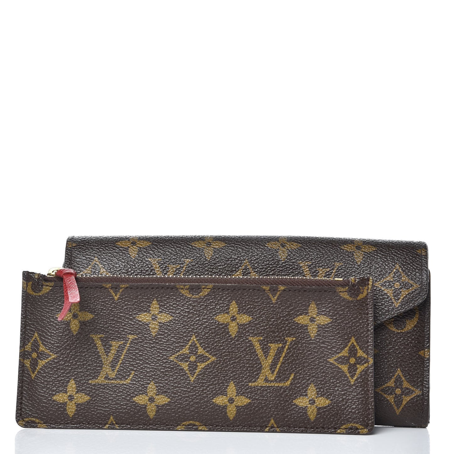 Monogram Josephine Wallet Red