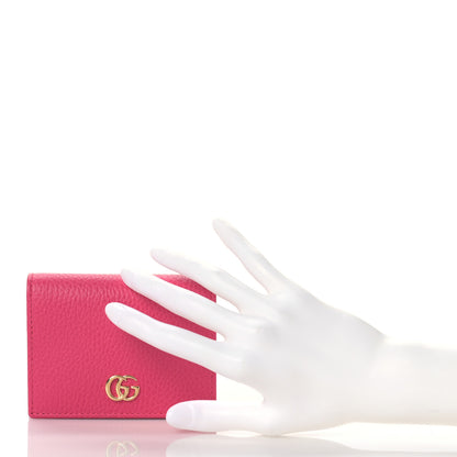 Gucci Dollar Calfskin GG Marmont Card Case Box Pink 2 of 8