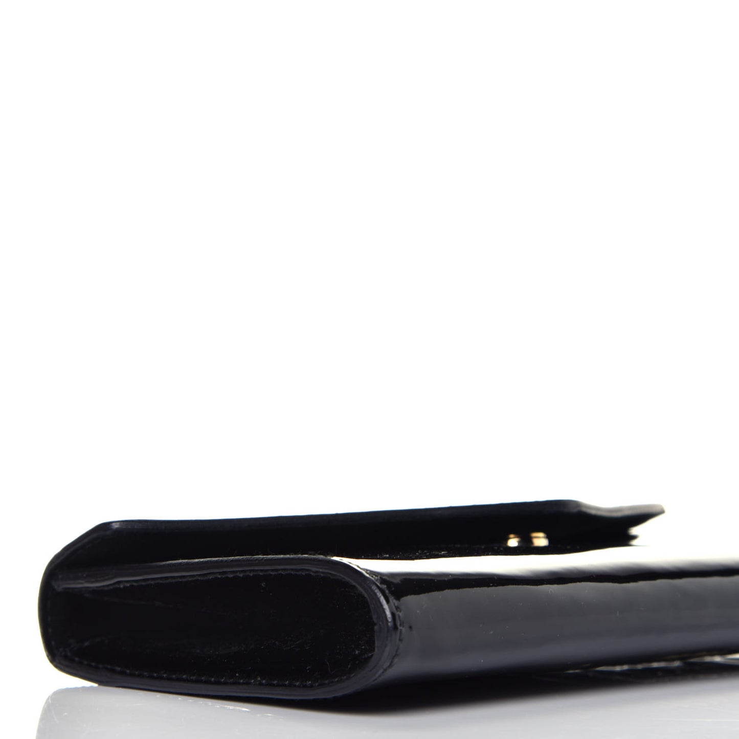Patent Y-Mail Clutch Black