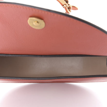 Chloe Calfskin Small Nile Bracelet Minaudiere Bag Sepia Red 5 of 9
