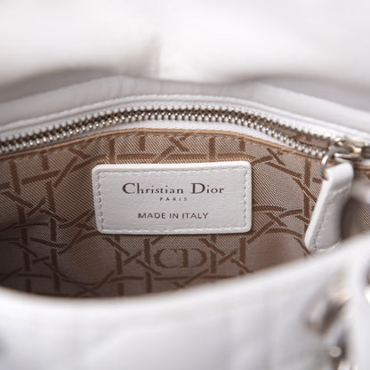 Christian Dior Lambskin Cannage Mini Lady Dior White 6 of 20